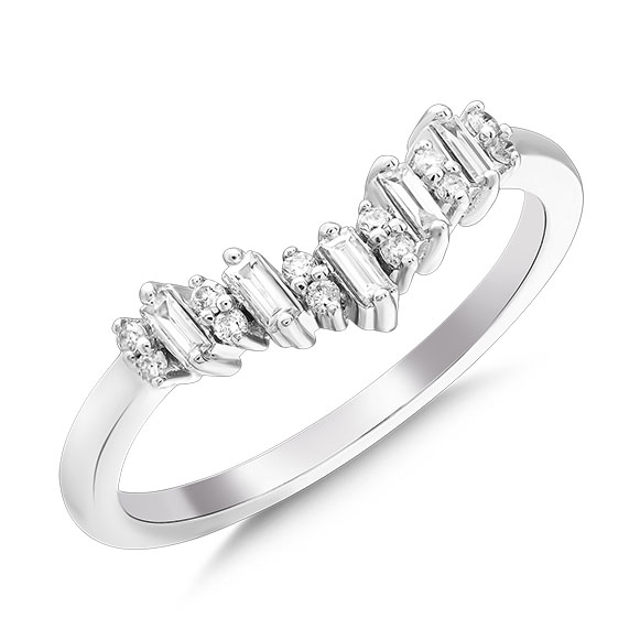 0.17 Ct Baget Pırlantalı Yüzük