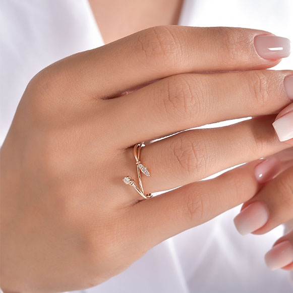 0.08 Ct Pırlanta Yüzük