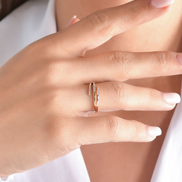 0.05 Ct Pırlanta Yüzük