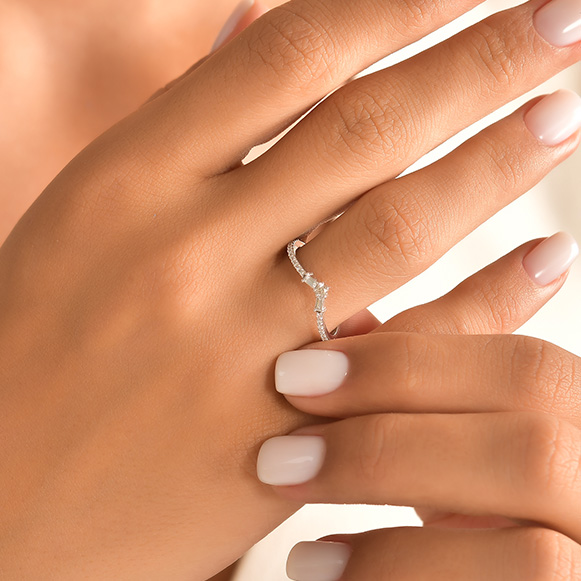 0.22 Ct Pırlanta Fantazi Yüzük