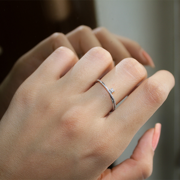 0.10 Ct. Pırlanta Fantezi Yüzük