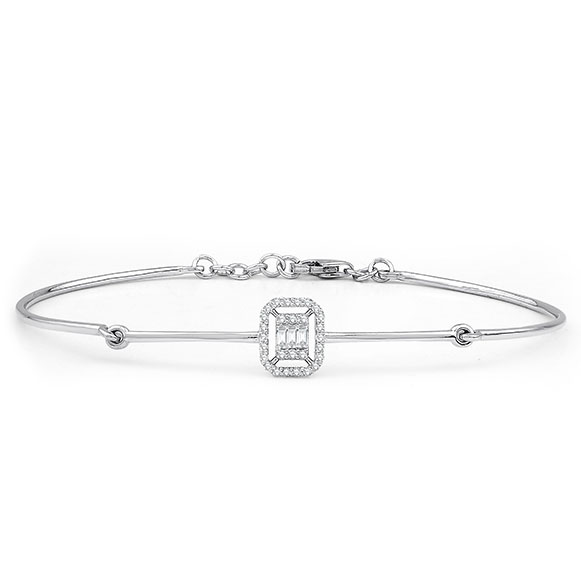 0.17 Ct. Pırlanta Baget Bileklik