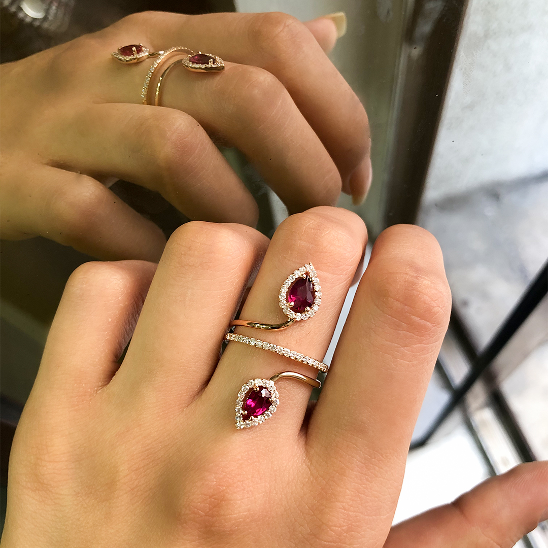 1.59 ct. Pırlanta Yakut Yüzük