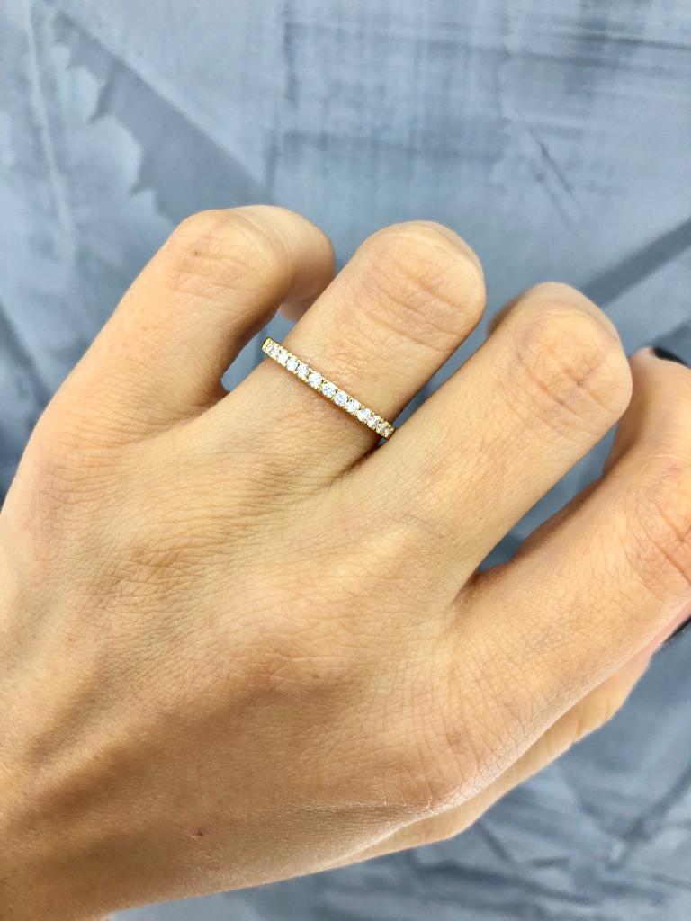 0.20 ct Pırlanta Yarımtur Yüzük