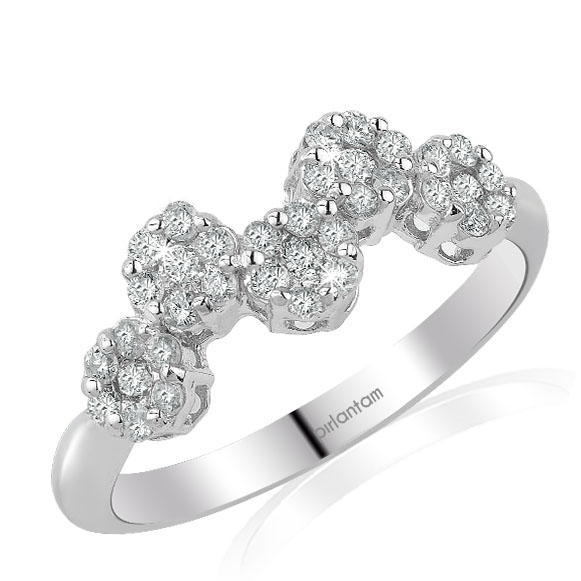 0.39 ct. Pırlanta Coronet Yüzük