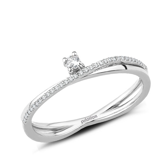 0.10 Ct. Pırlanta Fantezi Yüzük