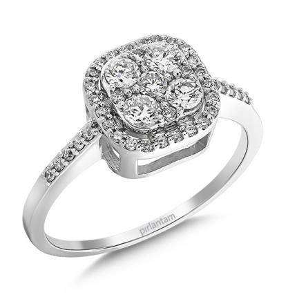 0.45 Ct. Pırlanta Fantazi Yüzük