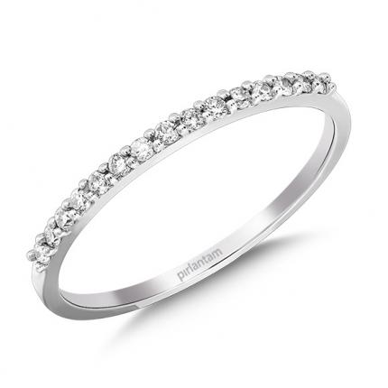 0.15 Ct Pırlanta Yarımtur Yüzük