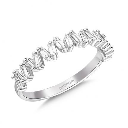 0.35 Ct Pırlanta Baget Yüzük