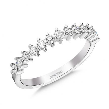 0.32 Ct Pırlanta Yarımtur Yüzük