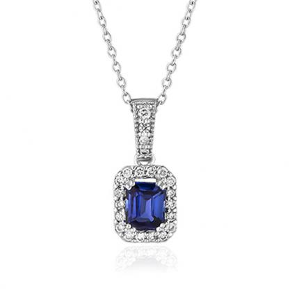0.75 Ct Pırlanta Safir Yüzük