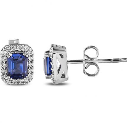0.75 Ct Pırlanta Safir Yüzük