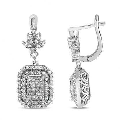 0.62 ct. Pırlanta Küpe