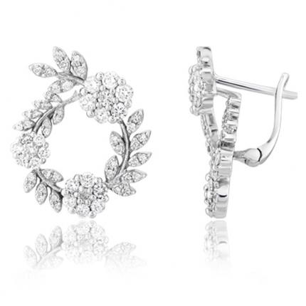 1.50 ct Pırlanta Fantazi Küpe