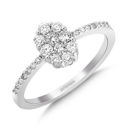 0.46 Ct Pırlanta Fantazi Yüzük