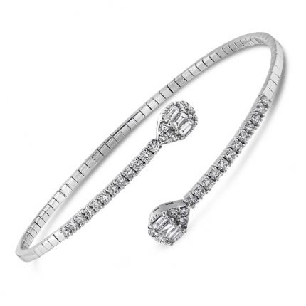0.94 ct. Pırlanta Baget Bileklik