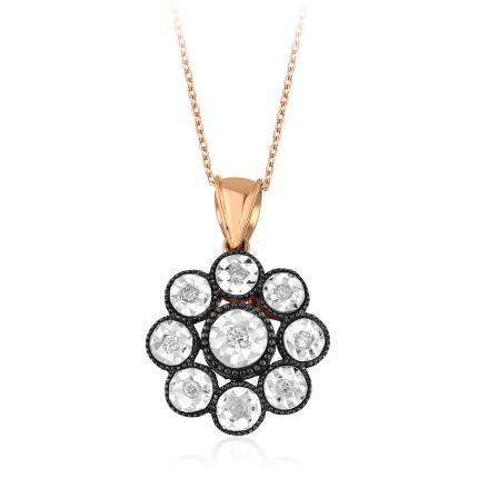 0.17 ct Elmas  Pırlantalı Kolye