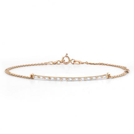 0.33 Ct. Pırlanta Baget Bileklik