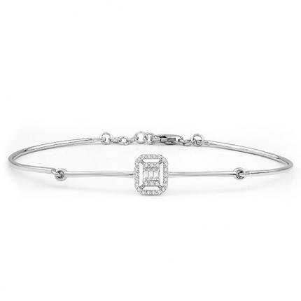 0.17 Ct. Pırlanta Baget Bileklik