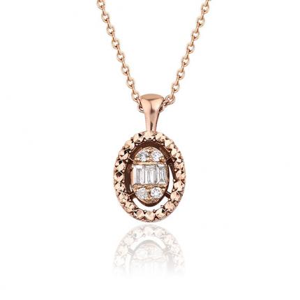 0.16 Ct. Pırlanta Baget Küpe