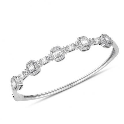 1.24 Ct. Pırlanta Baget Bileklik