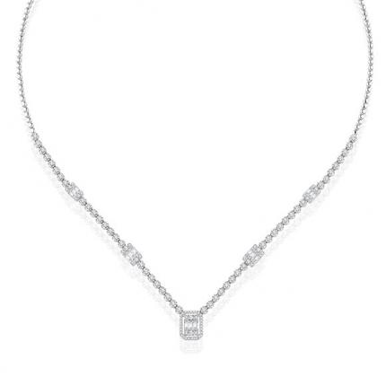 2.19 ct Baget Pırlanta Gerdanlık