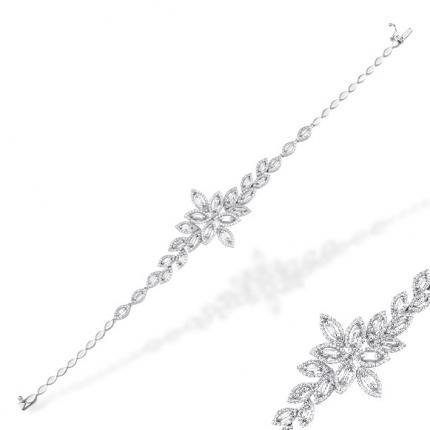 1.70 CT. Pırlanta Baget Bileklik