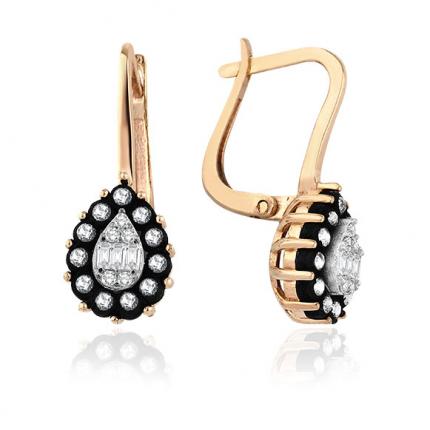 0.30 ct. Elmas Baget Küpe