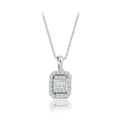 0.20 CT. Pırlanta Baget Yüzük