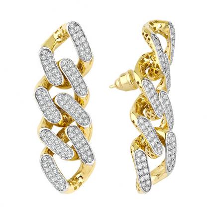 1.95 ct Pırlanta Fantazi Küpe