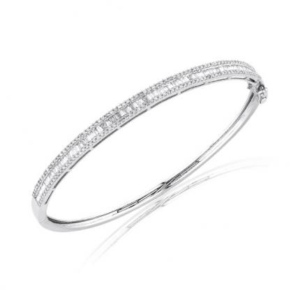 0,90 CT. Pırlanta Baget Bileklik