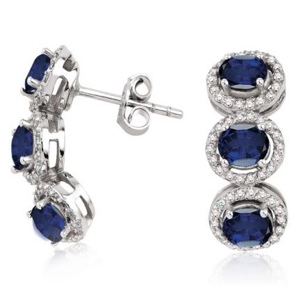 1.78 ct. Pırlanta Safir Yüzük