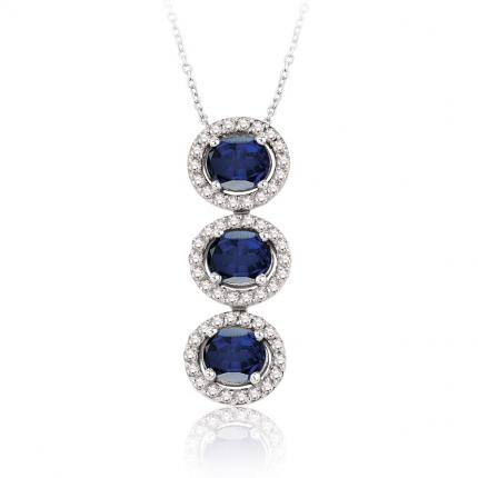 1.78 ct. Pırlanta Safir Yüzük