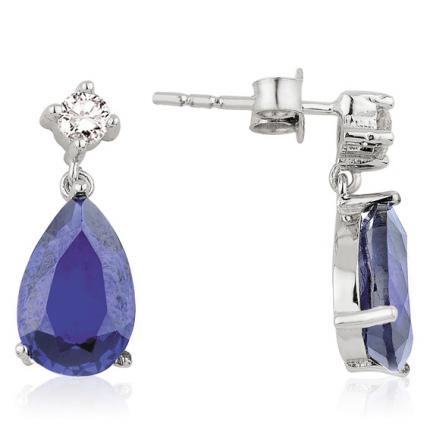 4.51 ct Safir Küpe