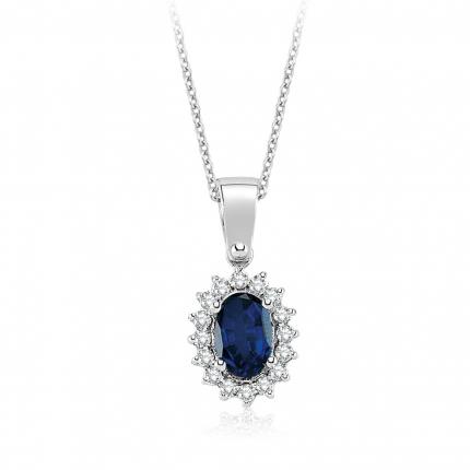 1.15 ct. Pırlanta Safir Yüzük