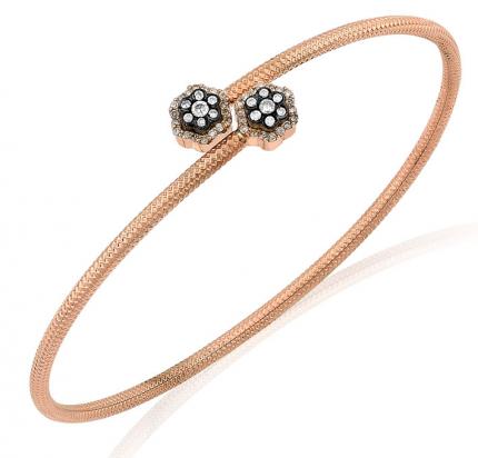 0.16 ct. Elmas Kelepçe Bileklik