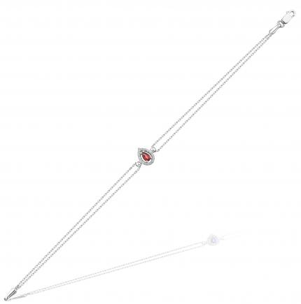0.36 ct Pırlanta Yakut Bileklik