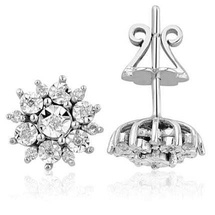 0.16 ct. Pırlanta Küpe