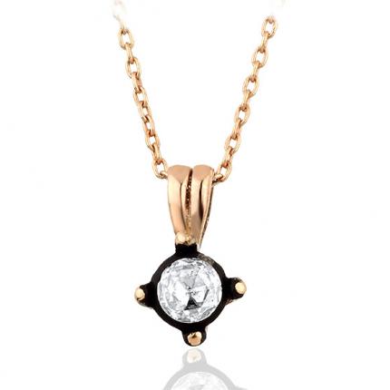 0.14 ct. Elmas Kolye