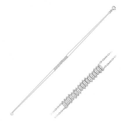 0.40 ct Baget Pırlanta Bileklik