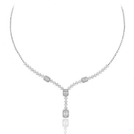 2.35 ct Baget Pırlanta Gerdanlık
