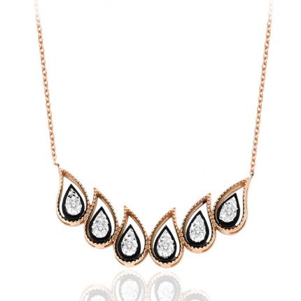 0.09 ct Elmas Kolye