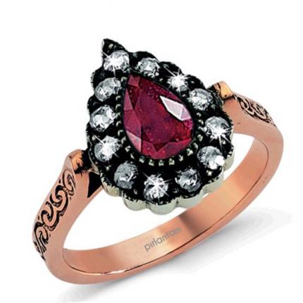 1.00 Ct Elmas Yakut Yüzük