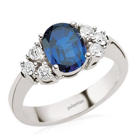 2.80 ct. Pırlanta Safir Yüzük