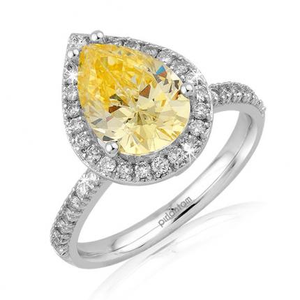 5.31 ct. Citrin Pırlanta Yüzük