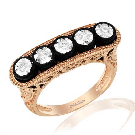 0.12 ct Elmas Beştaş Yüzük