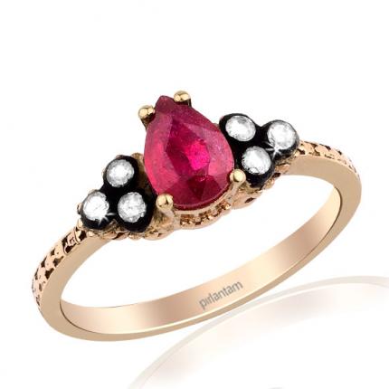 0.68 ct. Pırlanta Yakut Elmas