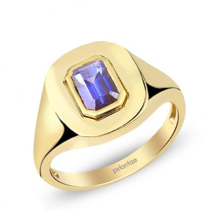 0.88 ct. Safir Yüzük