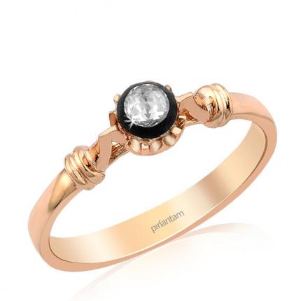 0.12 ct. Elmas Tektaş Yüzük