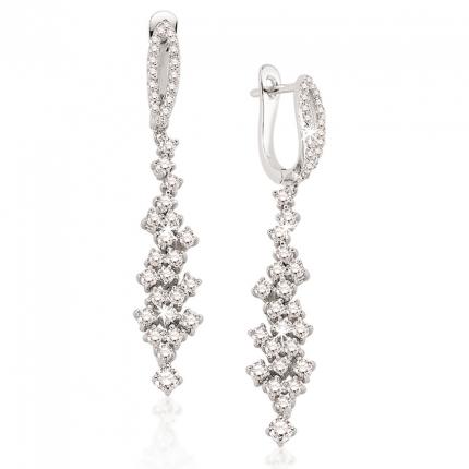 1.30 ct. Pırlanta Fantazi Küpe